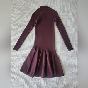 Reiss Burgundy Midi Dress